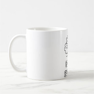Funny Holy Sheep With Wings and Halo Coffee Mug