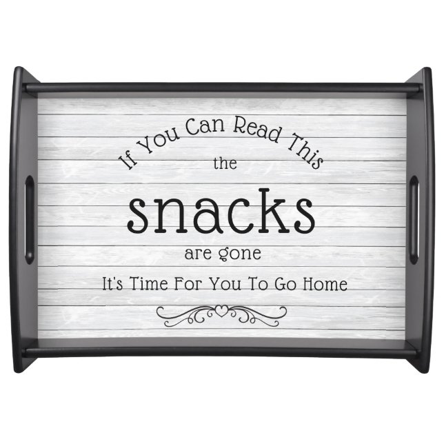 Funny Home Decor Serving Tray (Front)