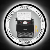 Funny Home Office Work From Home LED Sign (Front)