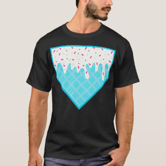 Funny Home Plate Drip - Ice Cream Softball  Baseba T-Shirt