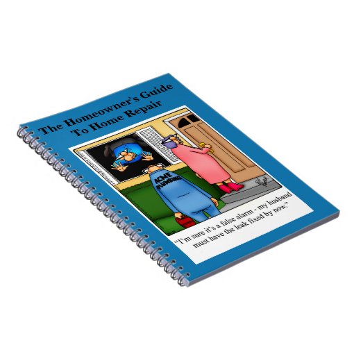 Funny Home Repair DIY Humor Notebook | Zazzle