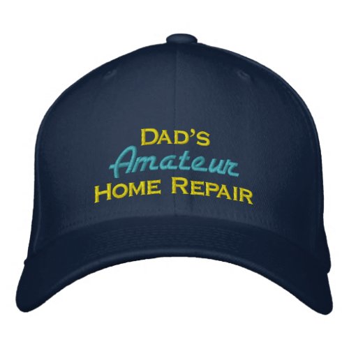 Funny Home Repair Embroidered Baseball Hat
