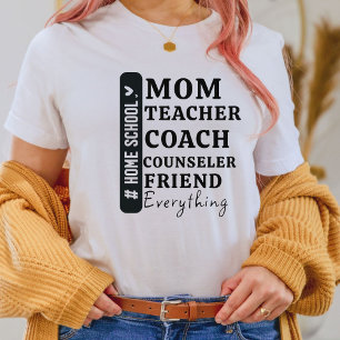 Funny Home School Mom Mother's Day gifts Tri-Blend Shirt