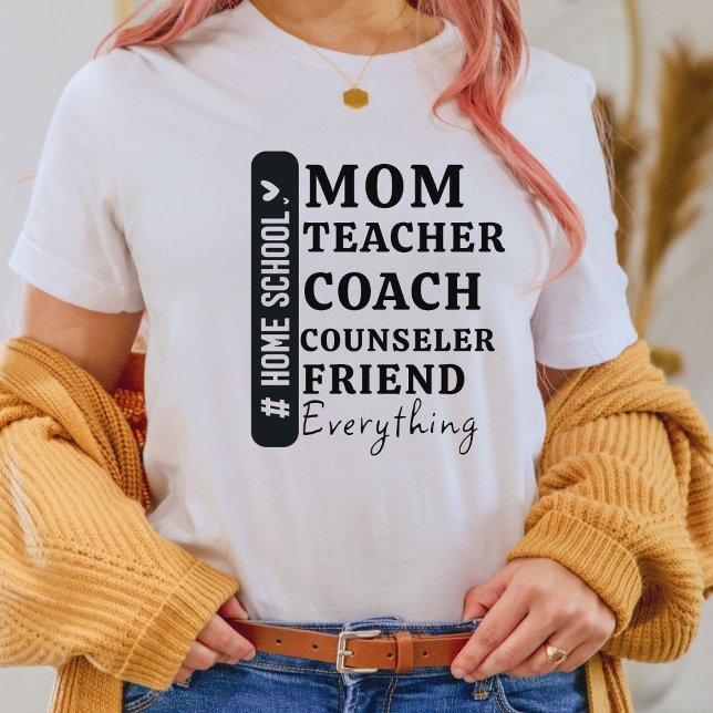 Funny Home School Mom Mother's Day gifts Tri-Blend Shirt (Creator Uploaded)