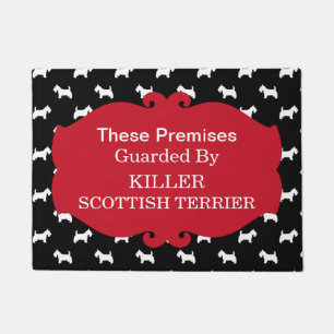 Funny Home Welcome Matt Scottish Terrier Theme Doormat