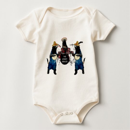 Funny Honey Badger Baby Bodysuit