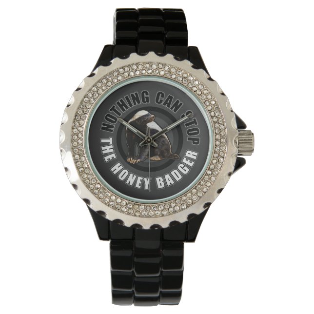 Funny Honey Badger Watch (Front)