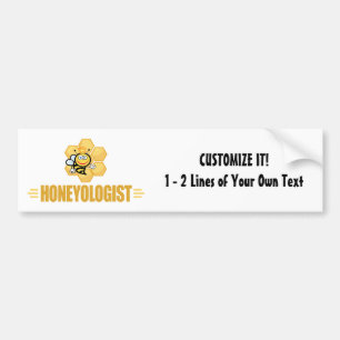Funny Honey Bee Bumper Sticker