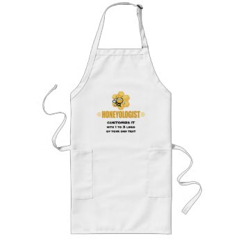 Funny Honey Bee Long Apron by OlogistShop at Zazzle