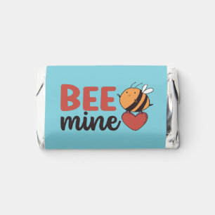 Funny Honey Bee Mine I Love You Valentine's Day Hershey's Miniatures