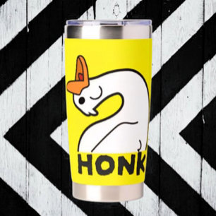 Funny HONK Goose Thermal Tumbler