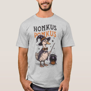 Funny Honkus Ponkus Vintage Duck Wizard Halloween T-Shirt