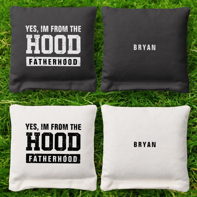 Funny Hood Fatherhood Father's Day Cornhole Bags (Funny Hood Fatherhood Father's Day Cornhole Bags
)