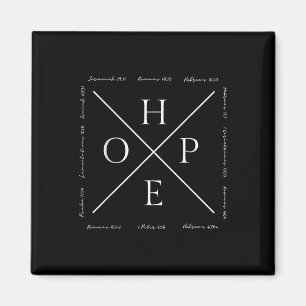 Funny Hope Jesus Christian Religion Bible Verse Magnet