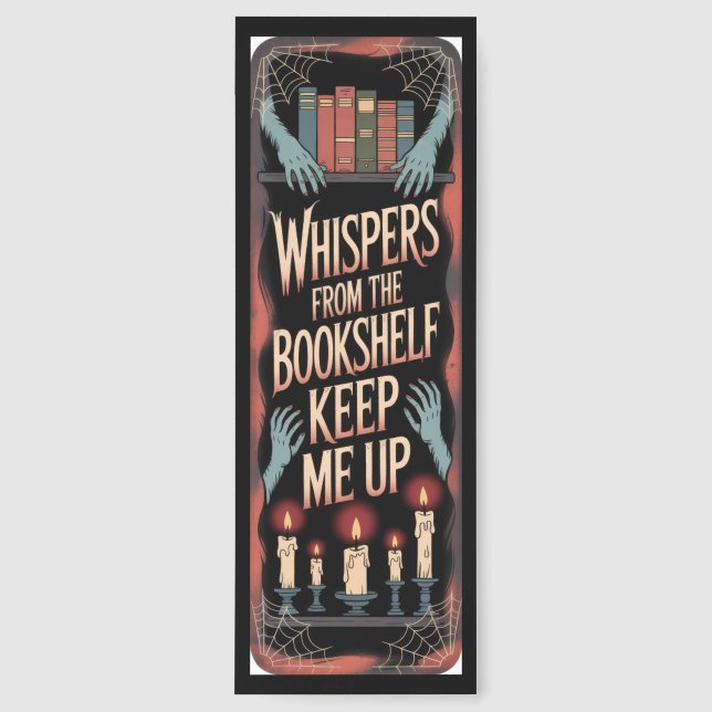 Funny Horror Readers Book Club Bookmarks (Front)