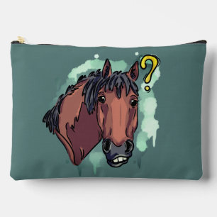 Funny horse accessory pouch