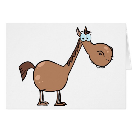 Funny Horse Cards (Front Horizontal)