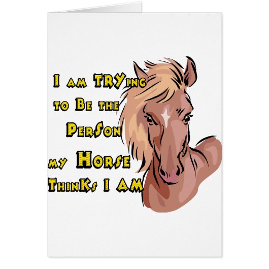 Funny Horse Cards (Front)