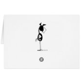 Funny Horse Cartoon Cards (Back Horizontal)