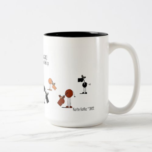 Funny Horse  Cow Cartoon Mug