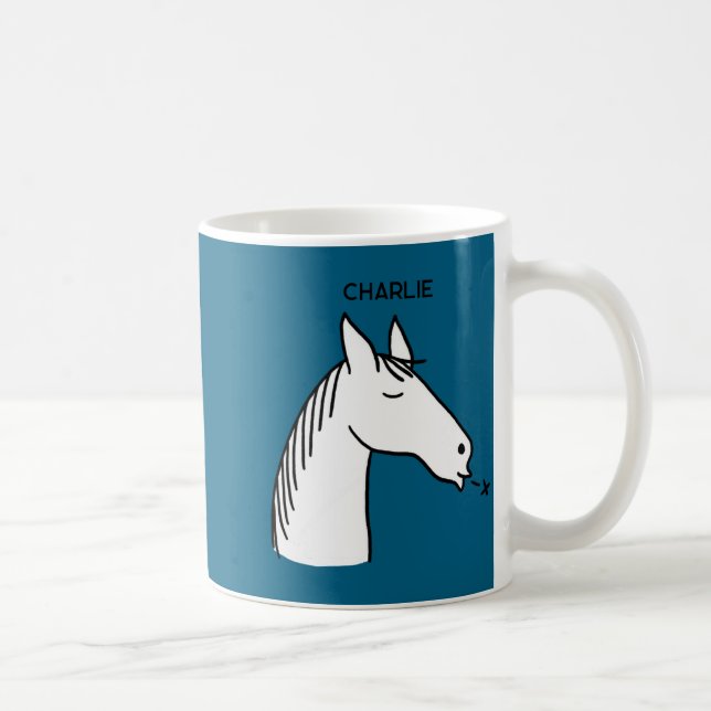 Funny Horse D  Coffee Mug (Right)