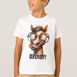 Funny Horse Face  T-Shirt
