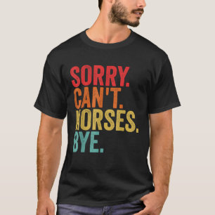 Funny Horse For Men Women Boys Or Girls T-Shirt