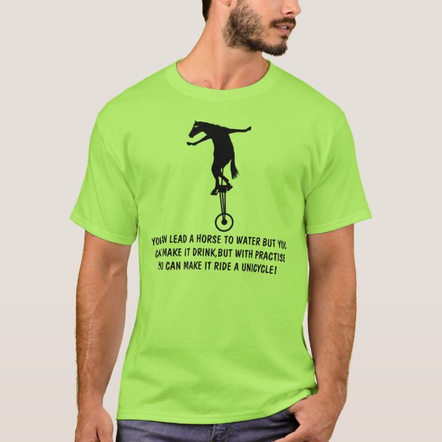 Funny horse idiom T-Shirt (Front)