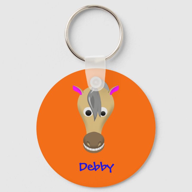 Funny horse keychain (Front)