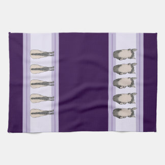 Funny Horse Lover Decor Gift Heads and Tails Kitchen Towel