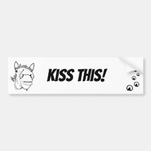 Funny Horse Lover Gift Whimsical Barn Banter Bumper Sticker