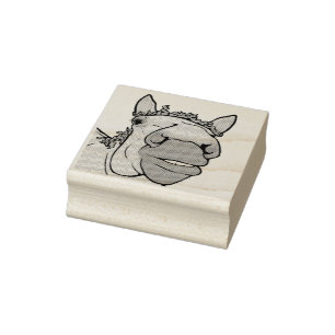 Funny Horse Lover Whimsical Barn Banter Rubber Stamp