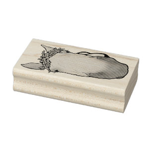 Funny Horse Lover Whimsical Supervisory Snoot Rubber Stamp