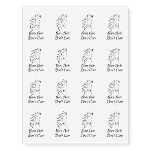 Funny Horse Lovers Riding Temporary Tattoos