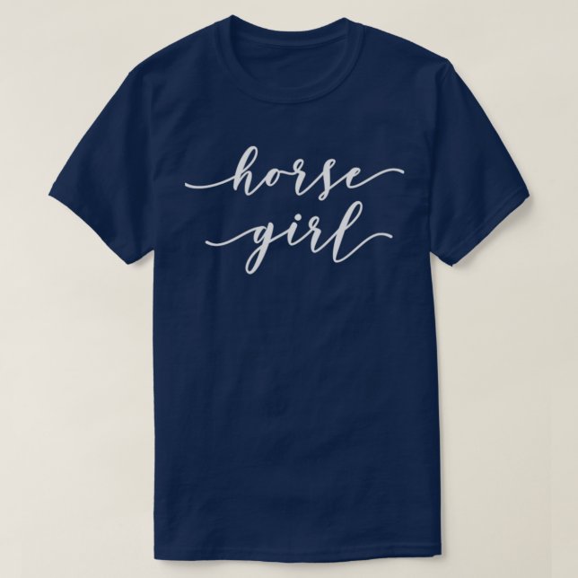Funny Horse Loving Girl Desig Perfect Gift 1 T-Shirt (Design Front)
