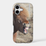 Funny Horse Making a Silly Face iPhone 17 Case