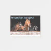 Funny Horse Memes Funny Horse Pictures Sayings Post-It Notes | Zazzle