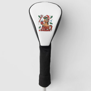 Funny Horse Merry Horsemas Golf Head Cover