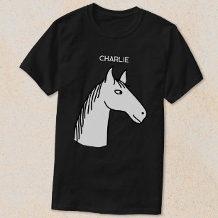 Custom Funny Horse T Shirts T Shirt Designs Zazzle