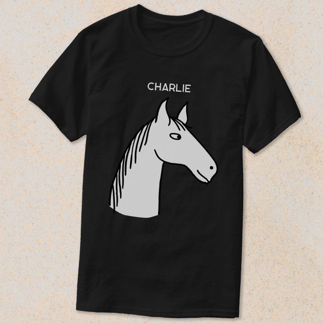 Funny Horse Personalized T-Shirt (Creator Uploaded)