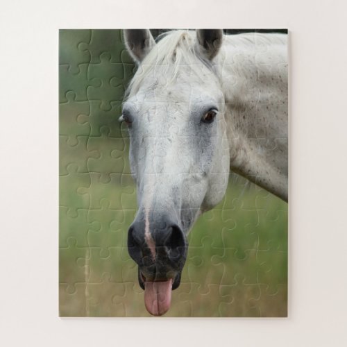 Funny Horse Pony Dont Forget the Laughter Large  Jigsaw Puzzle