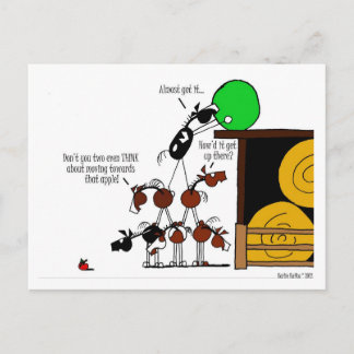 Funny Horse Pyramid Cartoon Postcard