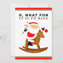Funny Horse Racing Holiday Cards