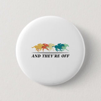 Funny Horse Racing Jockey Racer Der6 Button
