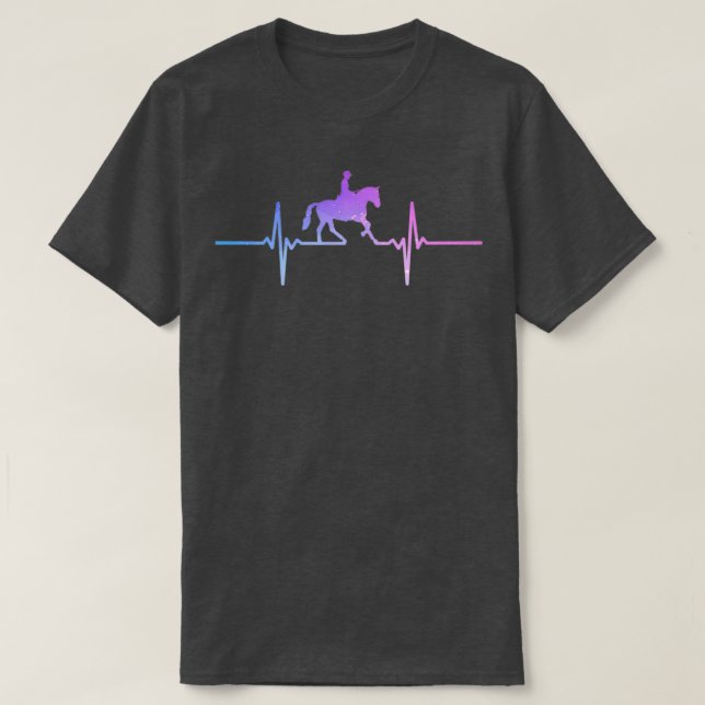 funny horse racing quotes horse racing hearthbeat T-Shirt (Design Front)