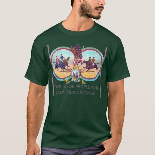 Funny horse racing t shirts clearance