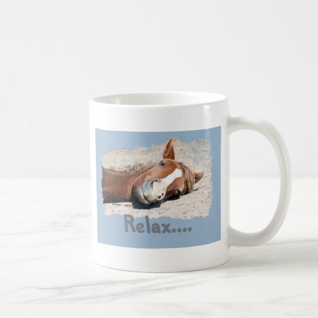 Funny Horse: Relax Coffee Mug (Right)