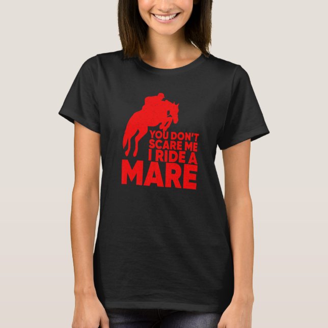 Funny Horse Riding  For Men Women Cool Equestrian  T-Shirt (Front)