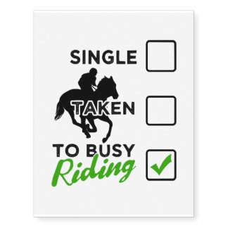 Funny Horse Riding Quotes To Busy Temporary Tattoos