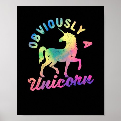 Funny horse silhouette pony riding poster